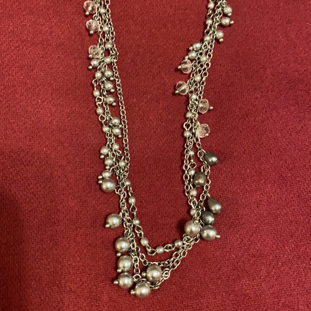 Silver necklace - Picture 2 of 3